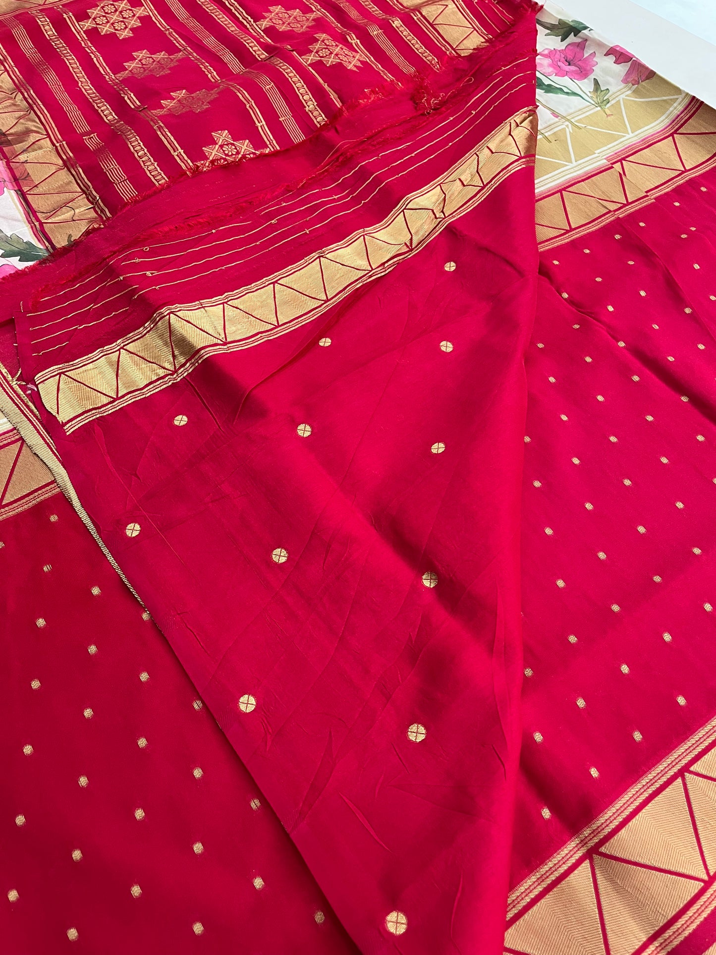 Ap18 printed crape silk