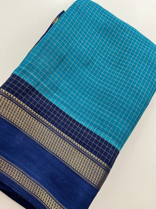 Crepe chiffon Saree