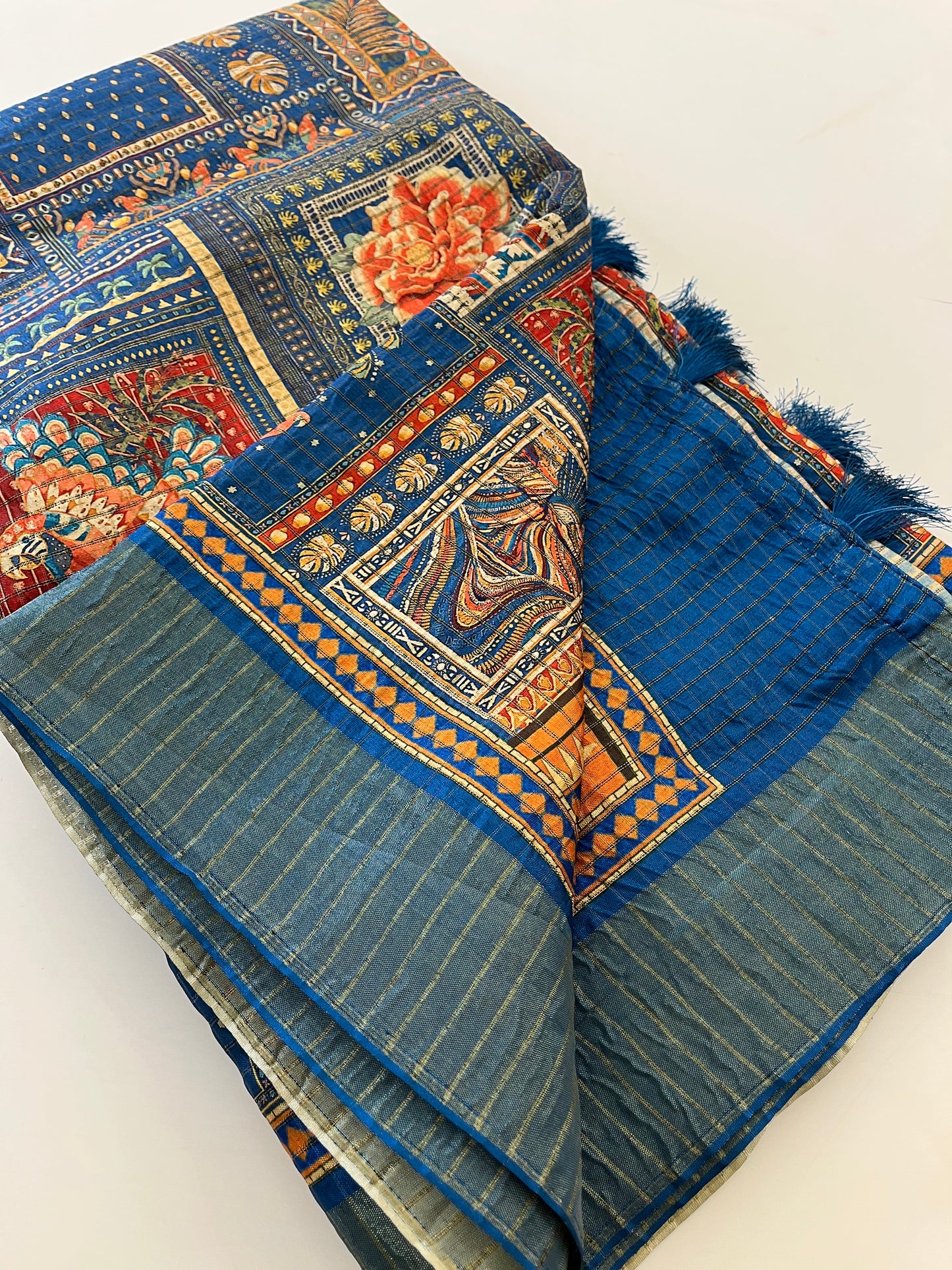 Crush Tussar Printed