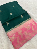 Banarasi Viscose Fancy Saree-JU10