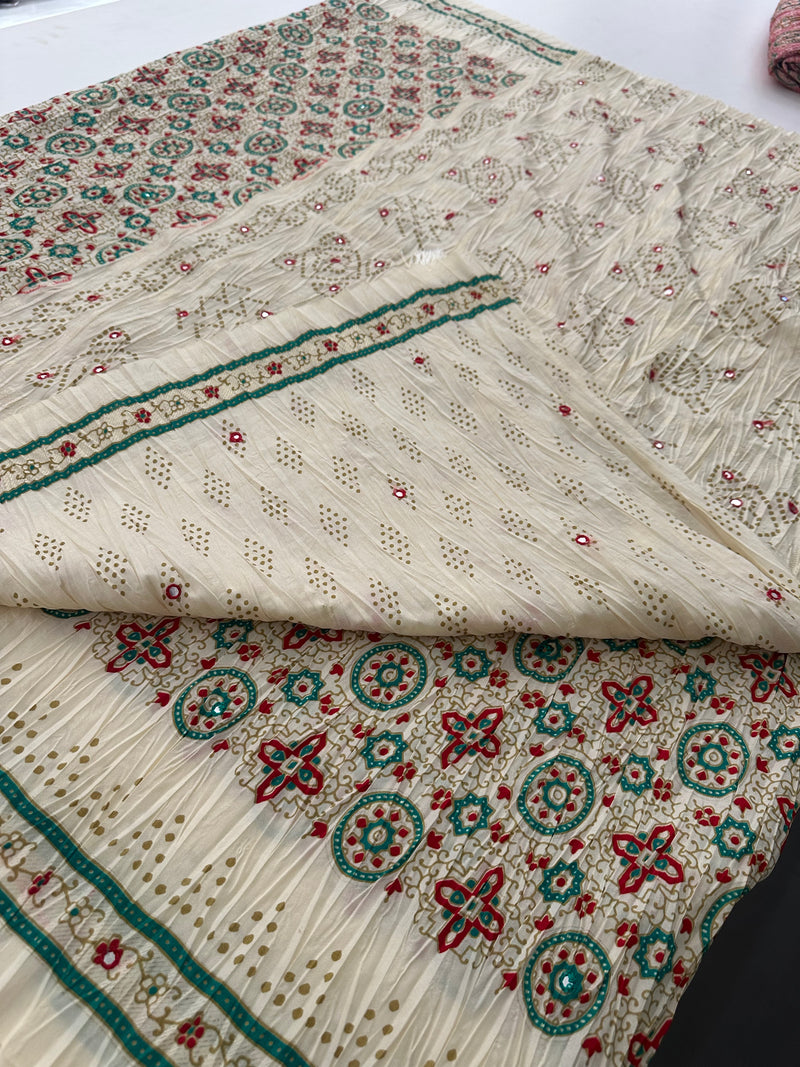 Crush Patola Fancy Saree-J25