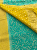 Heavy Brocade FancyCrush Georgette Fancy Saree,, Contrast Blouses-JU23
