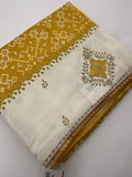 Patola Stone Work Fancy Saree-J30