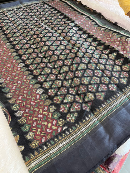 Linen chiffon