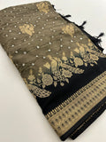 Designer Patola Sarees In Orange x Red and Black x Grey🌹 Super Premium Fabric and Finishing 🌹JU20