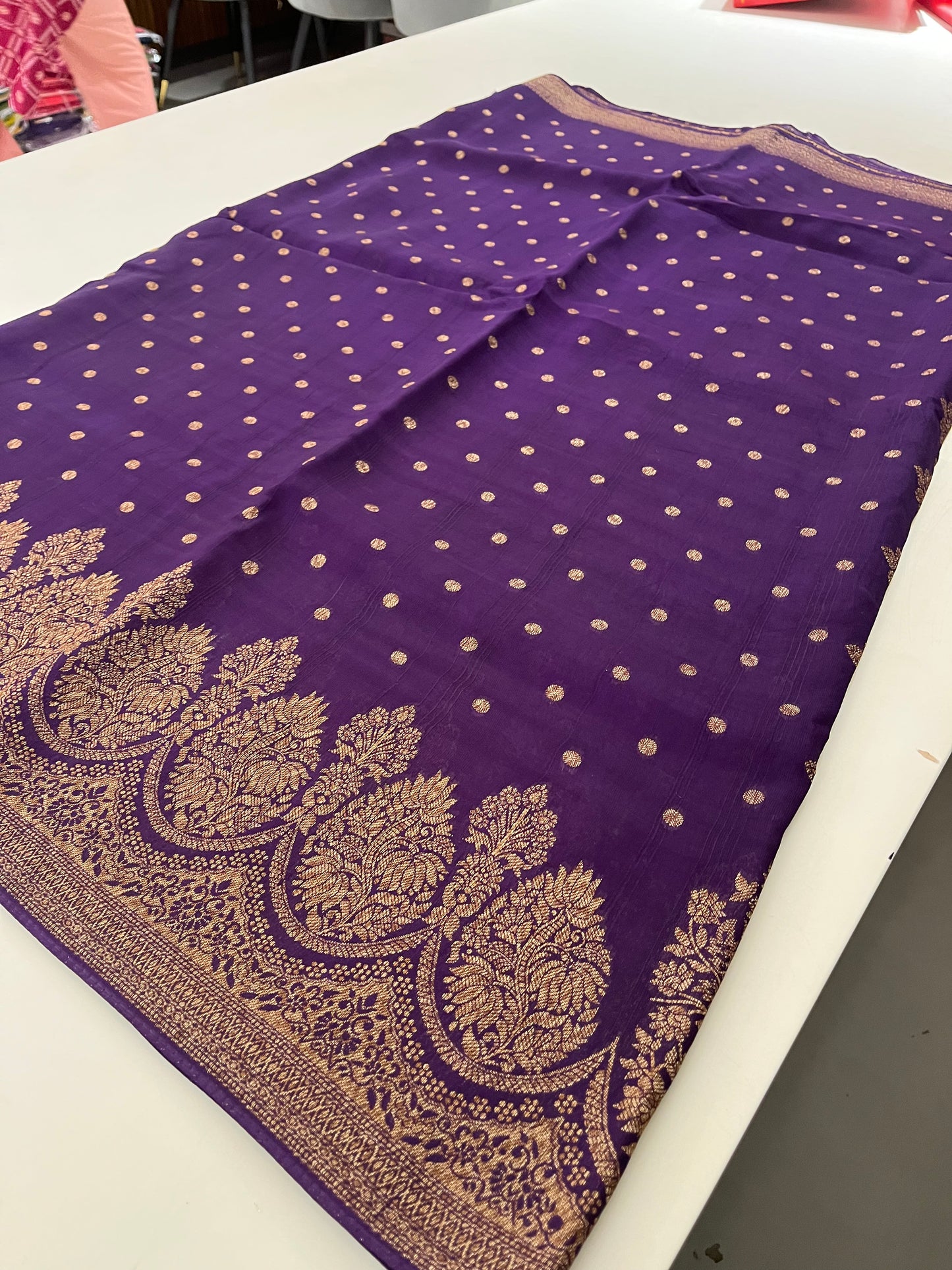 Designer jute silk