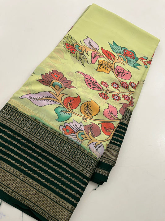 Ju10 Printed Semi Mysore Silk