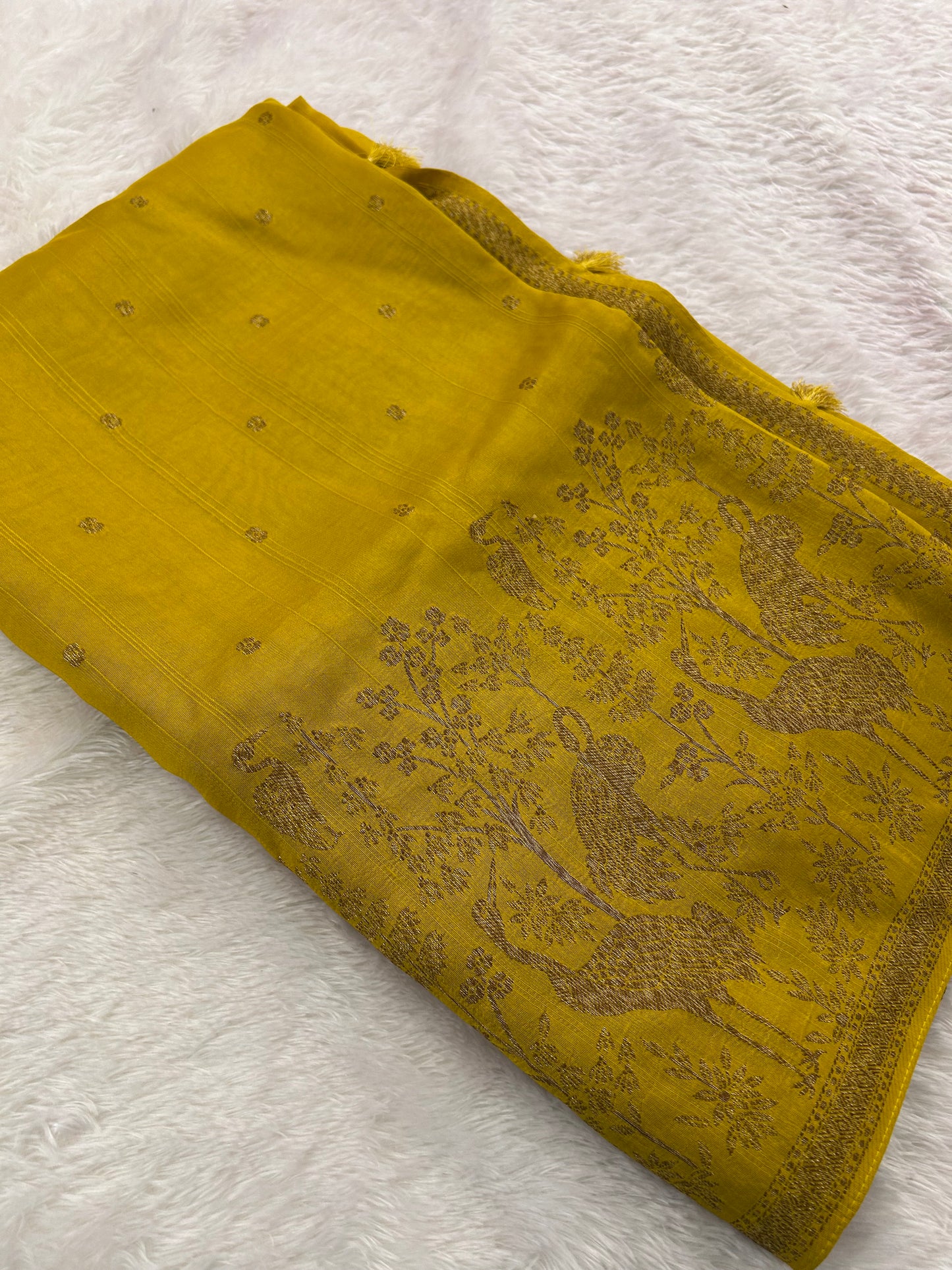Premium Jute Tussar Fancy Saree-M14