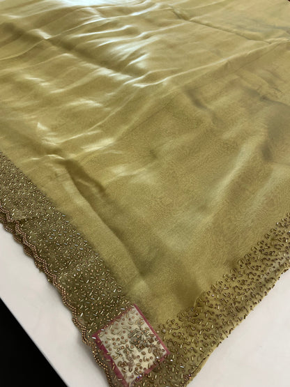 Tissue Organza Stone work border