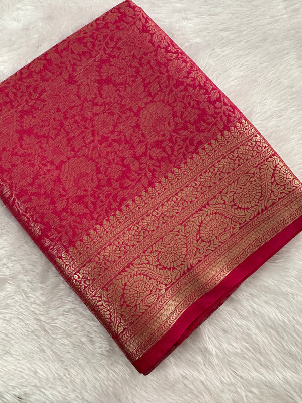 Banarsi Georgette Brocade-JU8