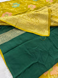 Banarasi Fancy Crape Saree -M19
