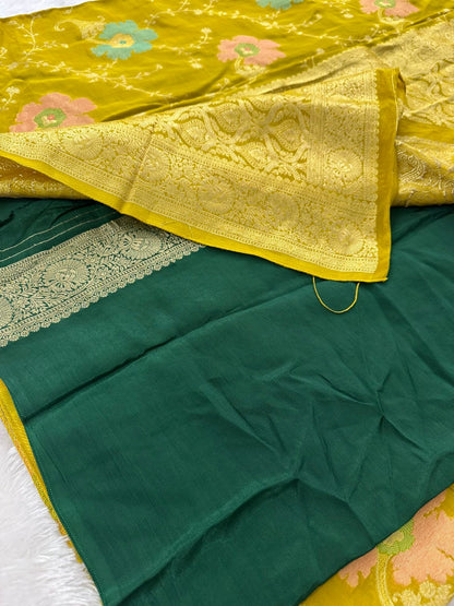 Banarasi Fancy Crape Saree -M19