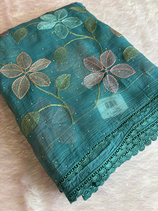 Soft organza Fancy saree