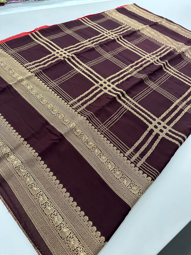 Premium Semi Mysore silk🌹-AU9