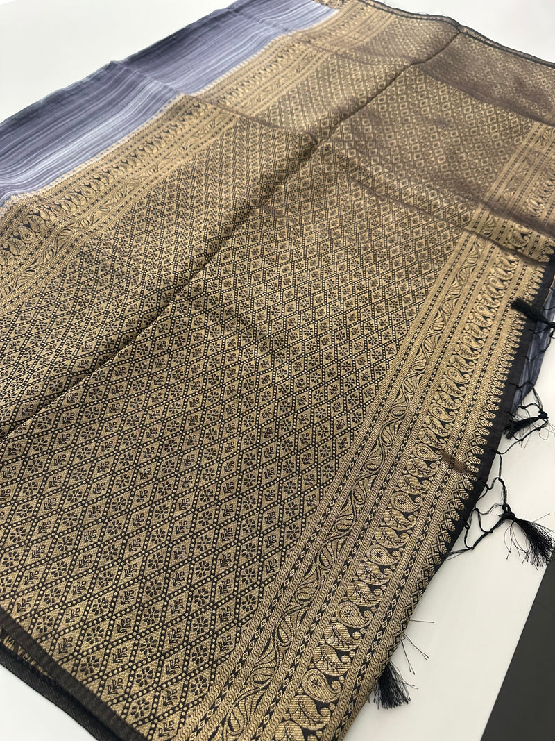 Crape Banarsi Designer Saree-JU4