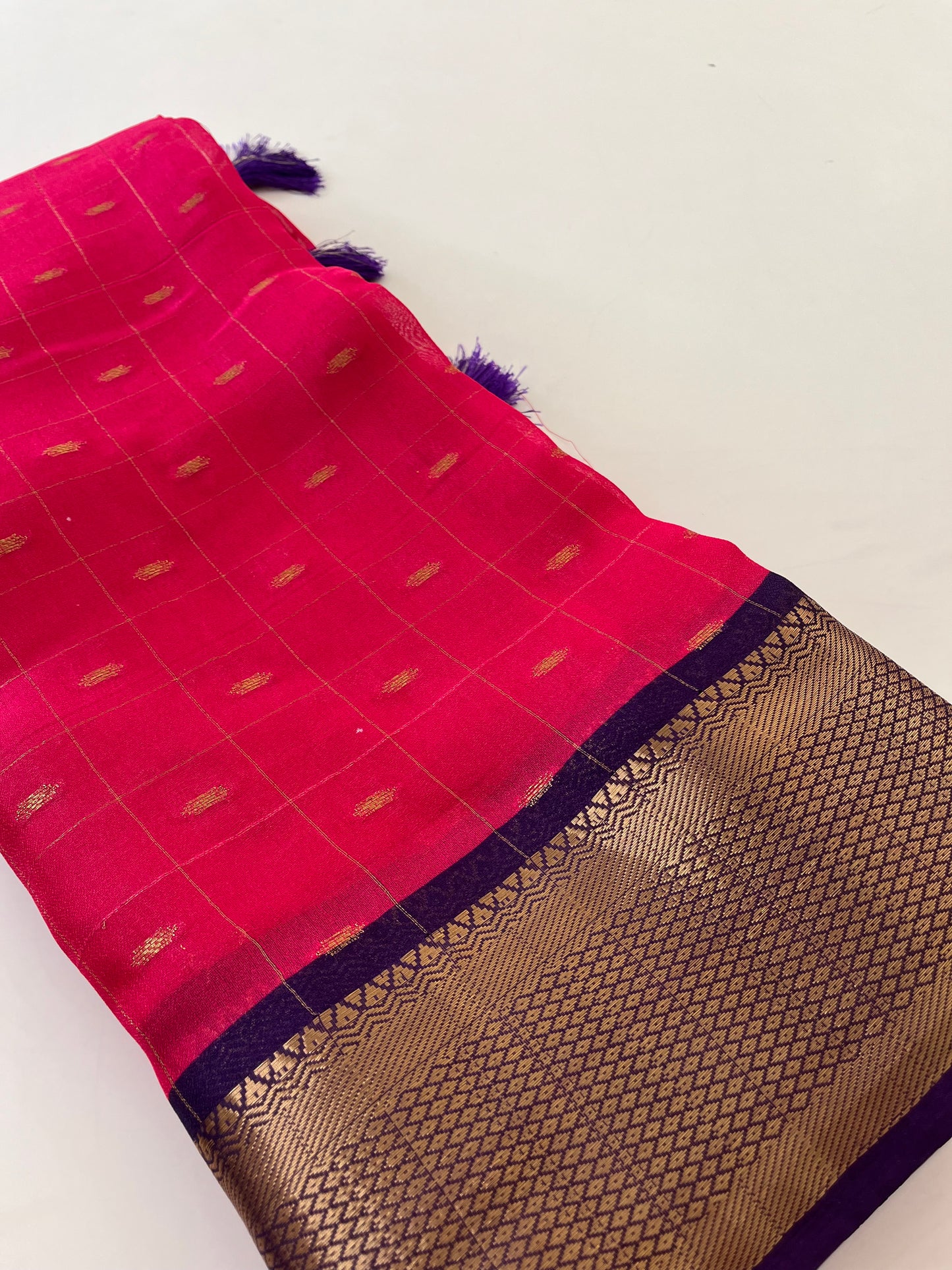 Moonga silk saree