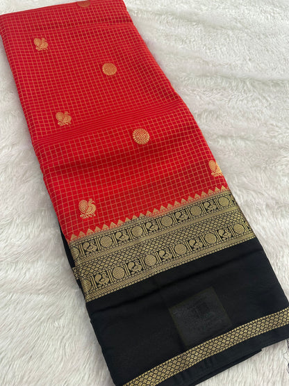 Premium Checks Crape-M13