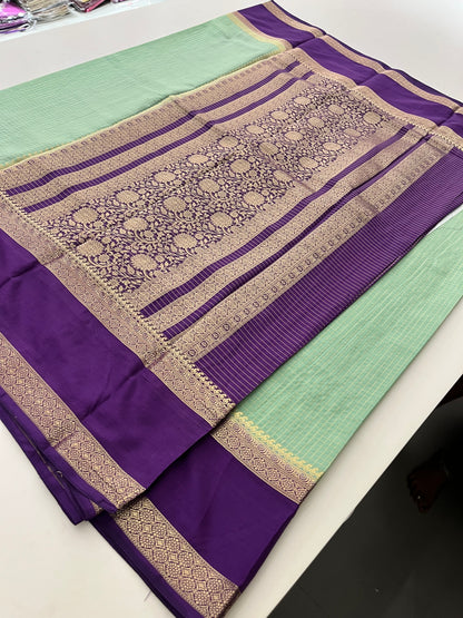 Crepe Small Checks Bentex Border