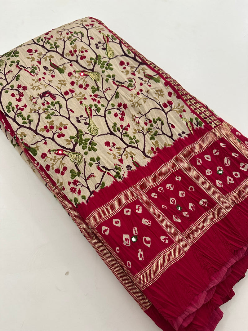 Crush Bandhini Crape Fancy -J22