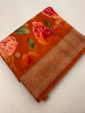 Viscose Digital Print Saree-J29
