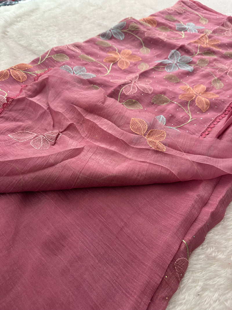 Fancy Soft Organza Embroidery-AU14