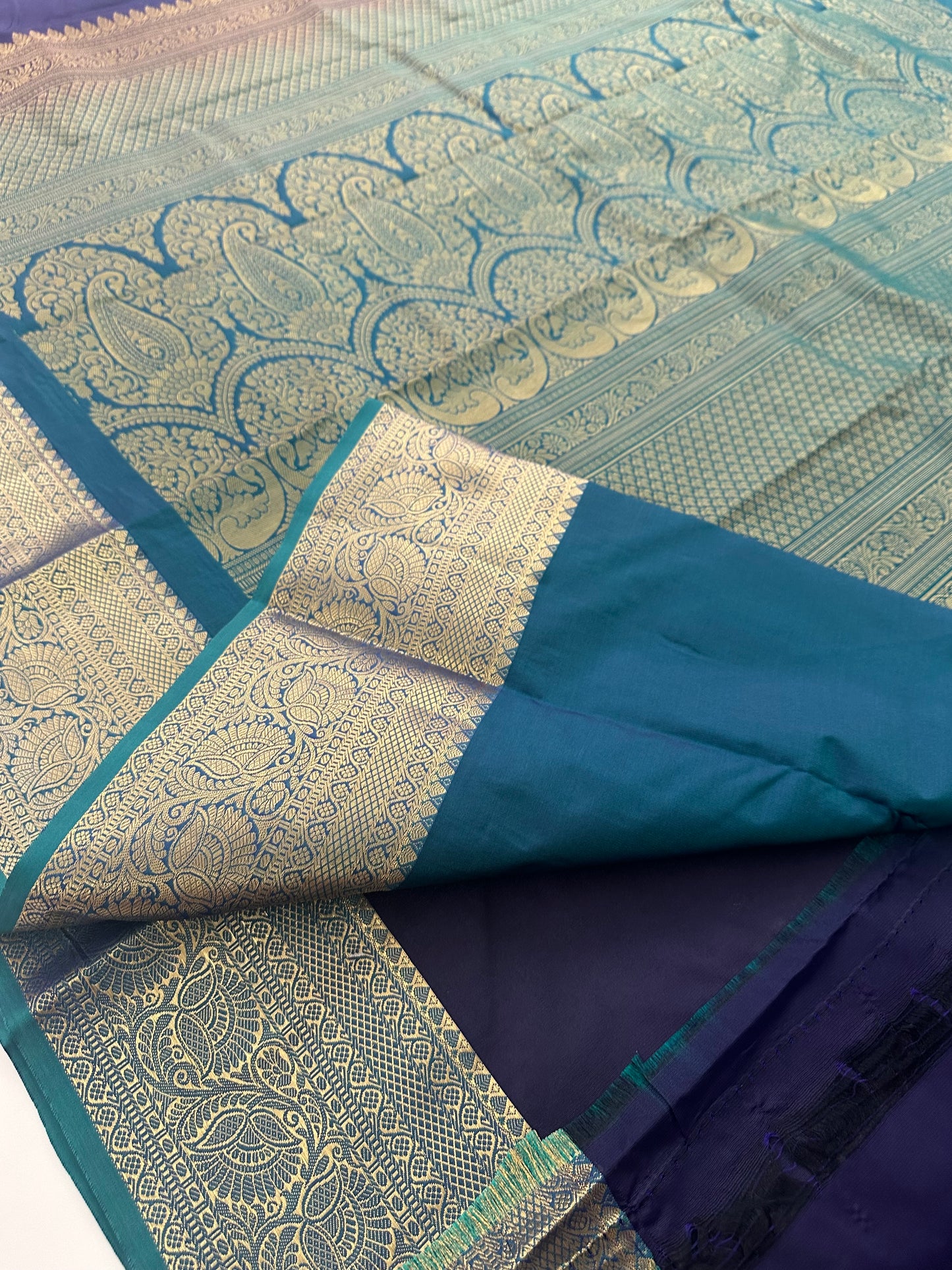 Semi Kanchi Silk Saree-JU16