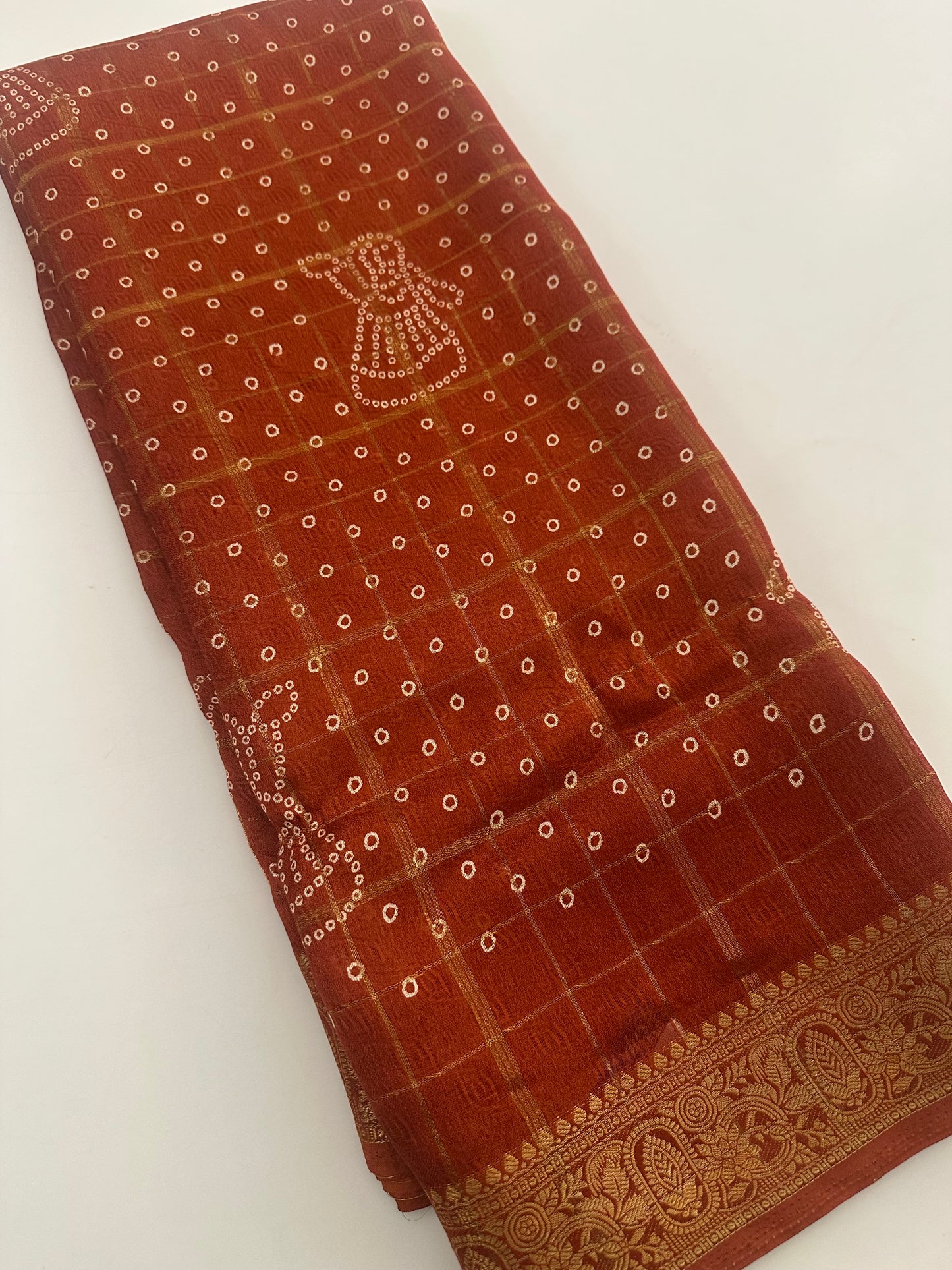 Crape Chiffon Fancy Saree-J1