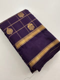 Self Kanchi Silk Sarees🌹-AU14