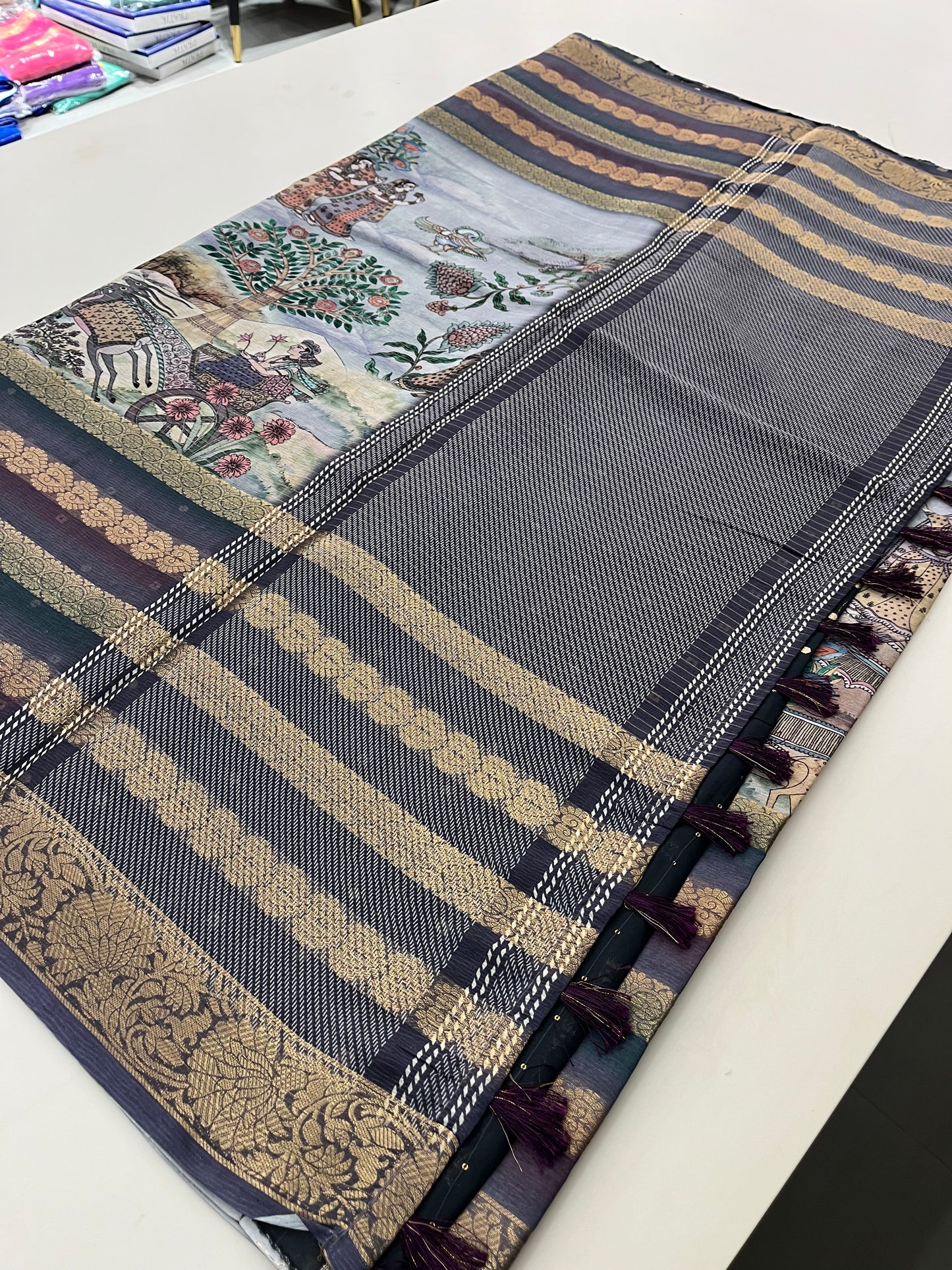 Organza Fancy Saree