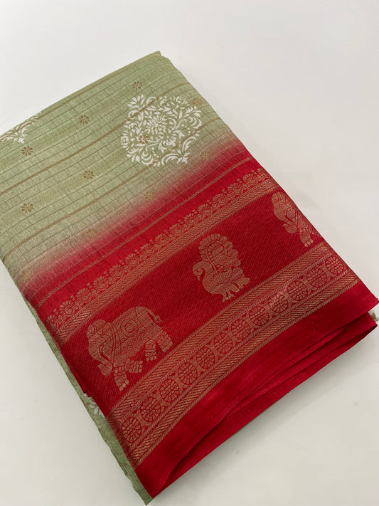 AP22 Tussar printed