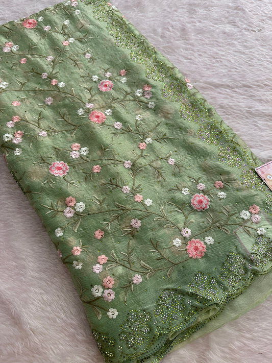 Embroidery Fancy Organza-M10