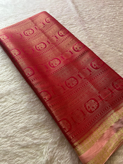 Banarasi Brocade Soft Silk