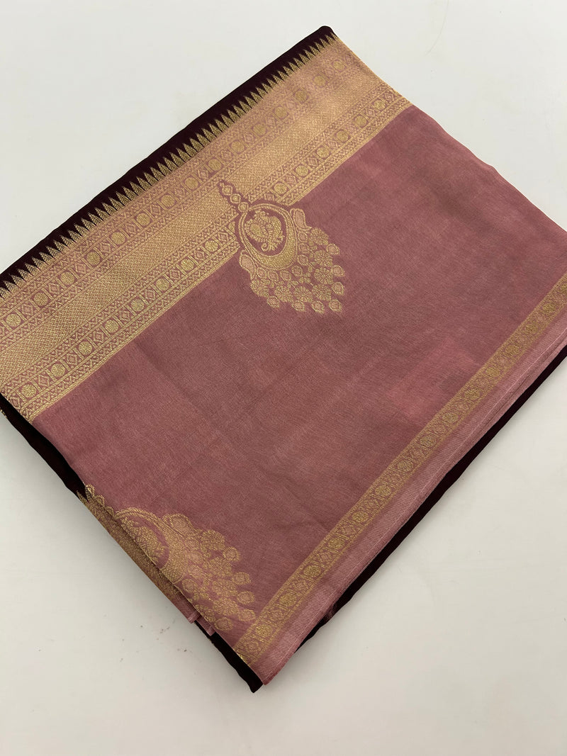 Banarasi Viscose Fancy Saree-J10