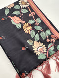 Printed Tussar Fancy-J12