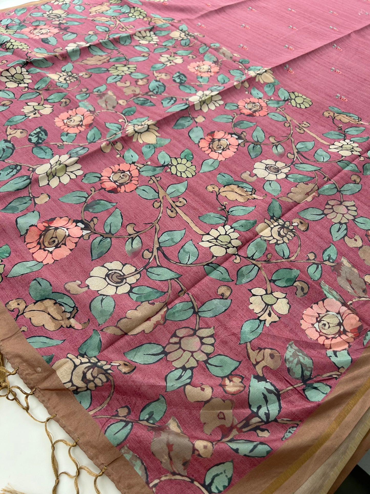 Tussar Printed Saree-M23