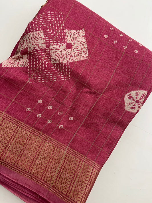 Ju13 Tussar Silk
