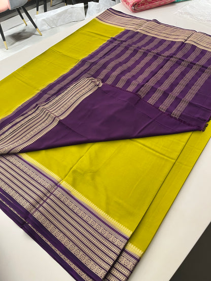 89 PREMIUM SEMI CRAPE MYSORE SILK SAREES