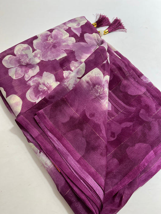 Printed chiffon