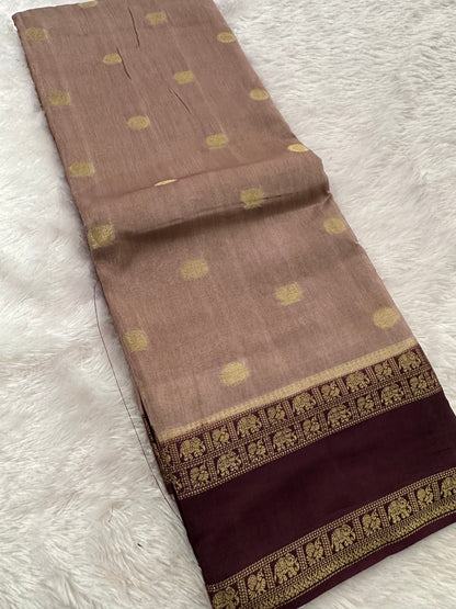 Tussar Viscose Fancy Saree-M19