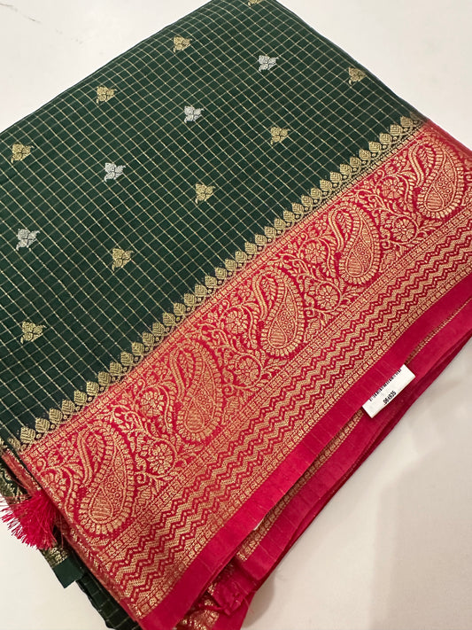 Viscose Banarasi saree-M27
