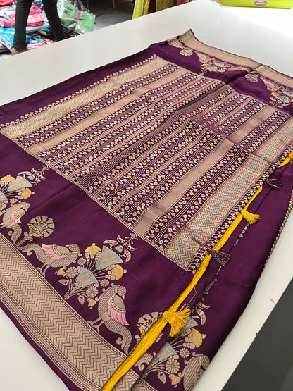 Crepe Satin Silk Designer
