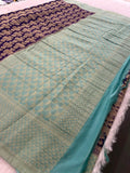 Beautiful Soft Georgette Sarees In Full Garuda Buttas-Ju21