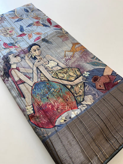 Designer Tussar Fancy