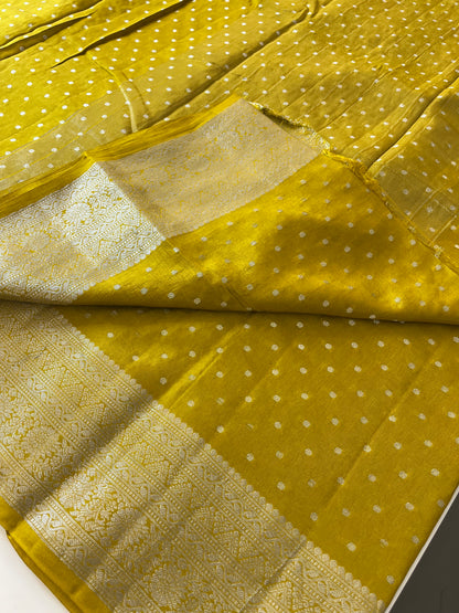 Silver Butties Banarasi Viscose