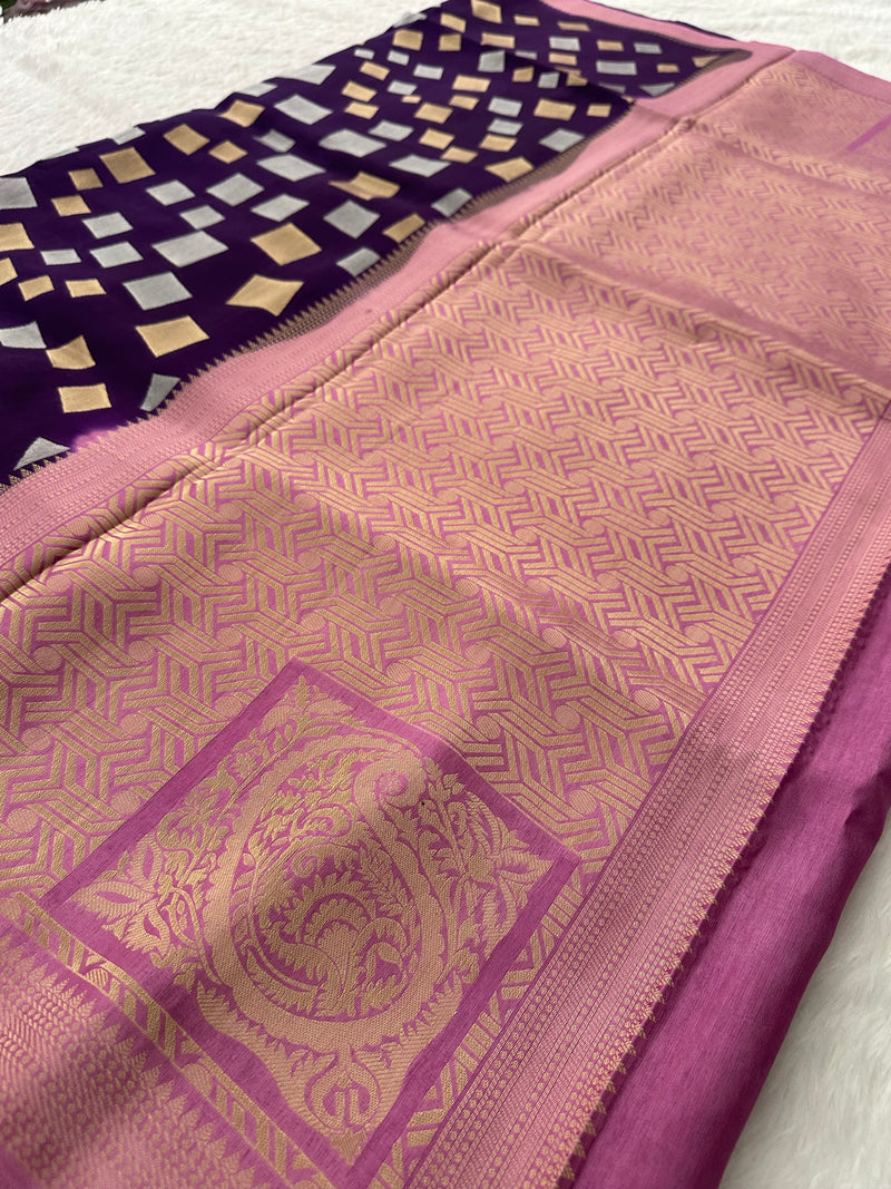 Banarsi Viscose Fancy Saree-JU12
