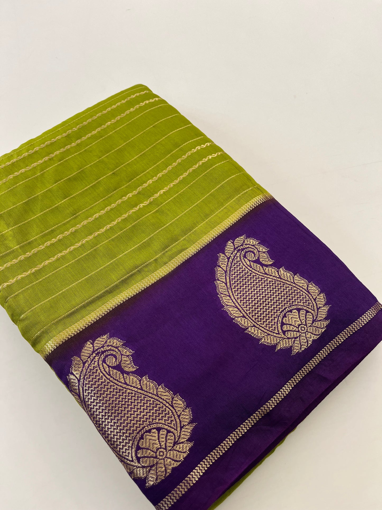 Semi Mysore silk new design