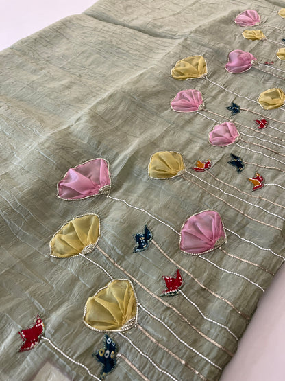 Soft organza designer fancy