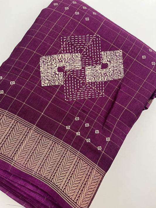 Ju13 Tussar Silk