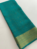 Pure 120GSM Mysore Crape Silk Sarees🌹 Silk Mark Certified 🦋
Comes in Golden Zari in Half Brocade Half Plaim Concept🌹-JU31