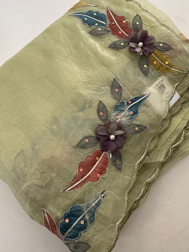 Organza Work Fancy Appliqué Work-M24